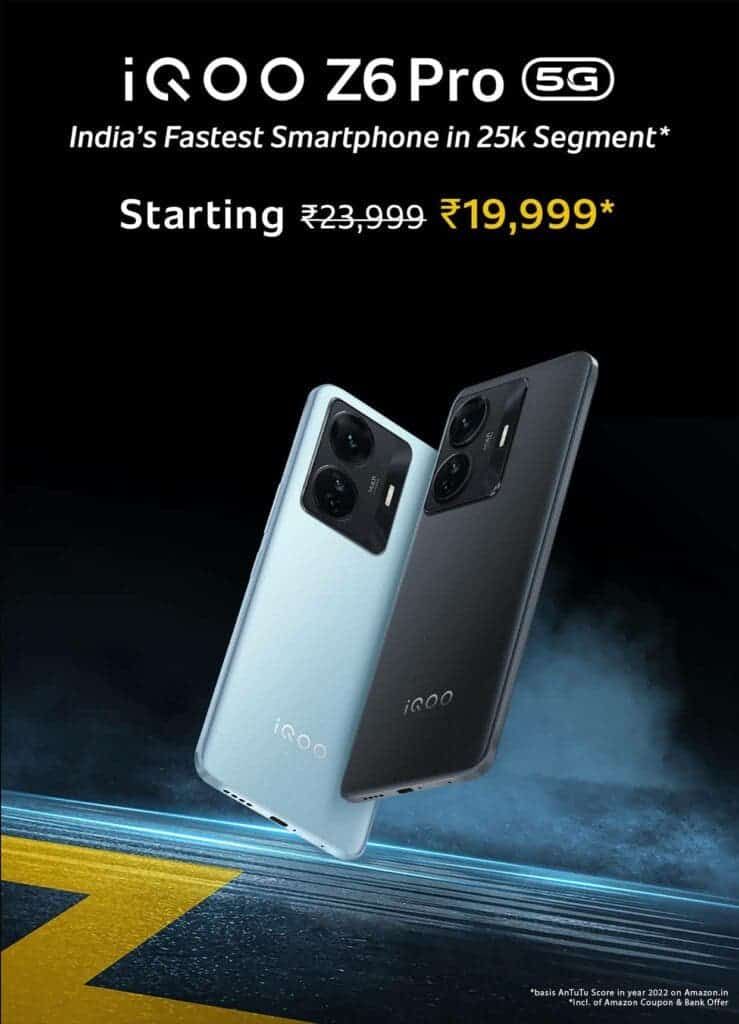 iQOO Z6 Pro 5G Goes On Sale For The First Time In India, Launch Offers