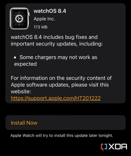 Apple rolls out watchOS 8.4 to fix the charging issue