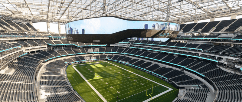 SoFi Stadium and the technological wonder brought to life by Samsung