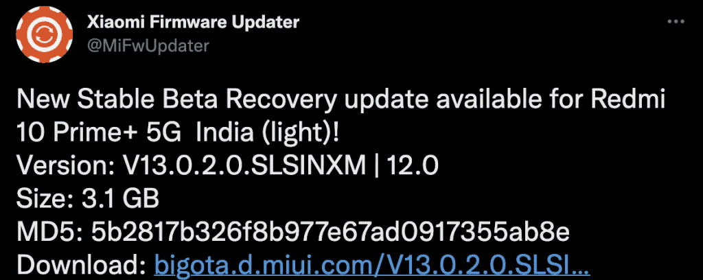 Redmi 10 Prime+ 5G will be launched soon