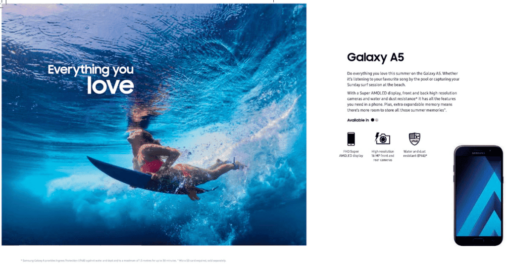 Samsung fined in nearly $10 Million for misleading water resistance ads