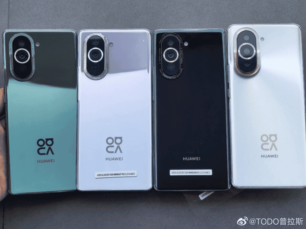 Huawei Nova 10 and Nova 10 Pro emerge in live photos