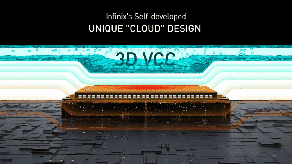 Infinix showcases its 3D Vapor Cloud Chamber tech