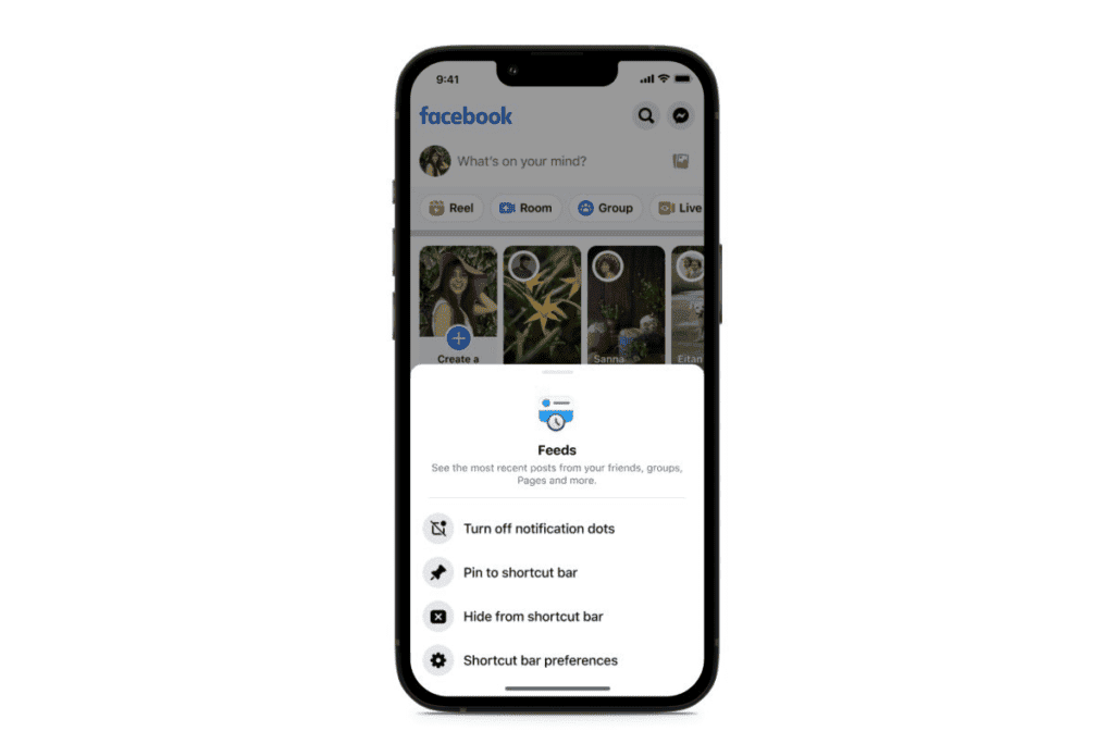 Facebook adds new Feeds tab with chronological order