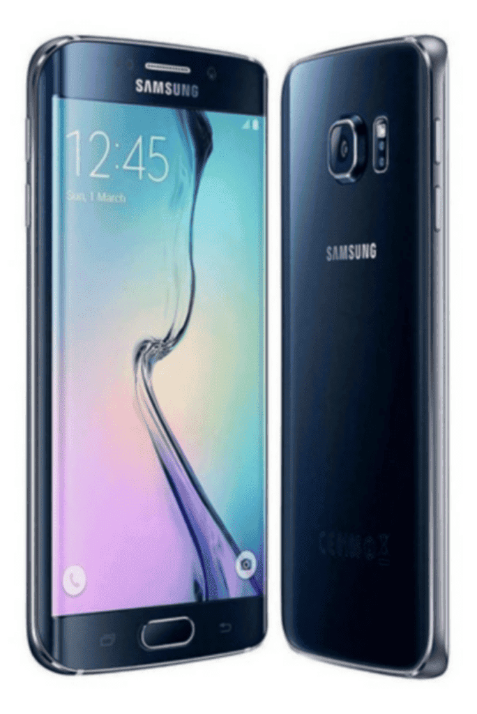 The Galaxy S6 Edge with characteristic curves