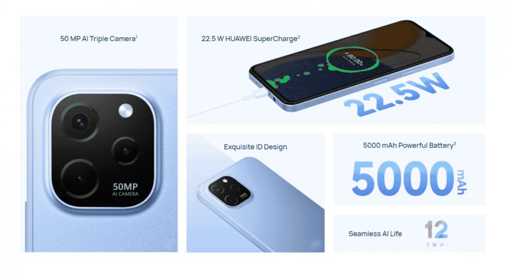 Huawei Nova Y61 launched with 50MP camera