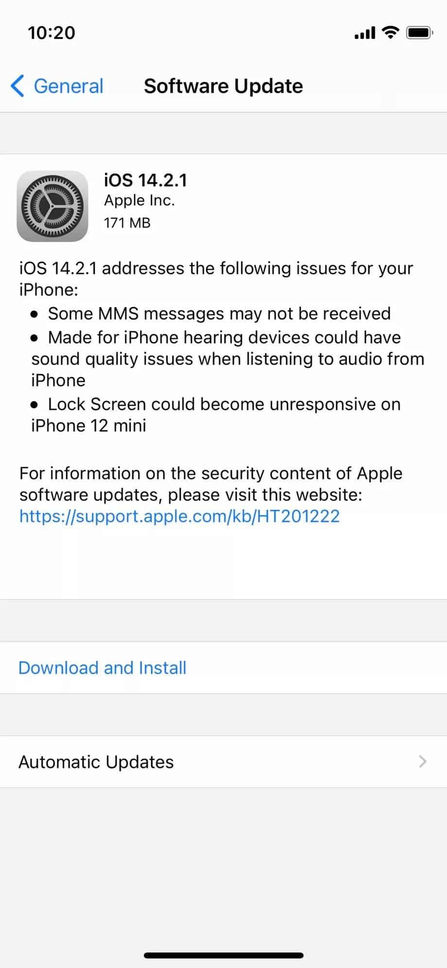 iOS 14.2.1: Apple fixes the annoying iPhone 12 mini touchscreen issue