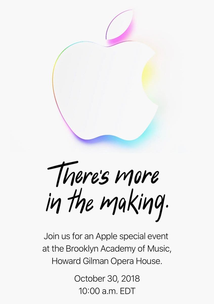 Apple announces next iPad event for October 30th
