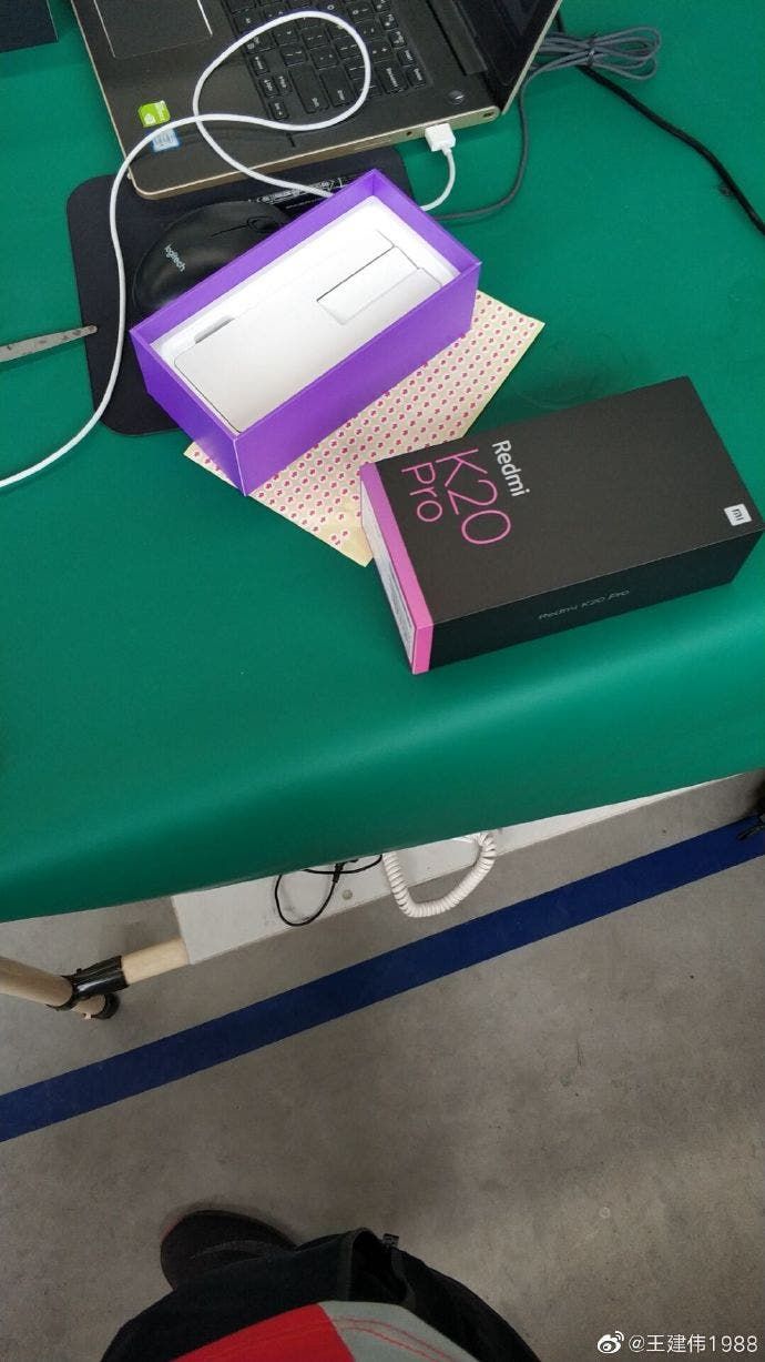 Redmi K20 Pro live image and retail box spotted ahead of launch