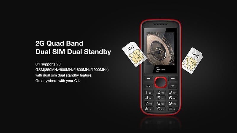 Kenxinda C1 released - the slim stylish feature phone for 2019