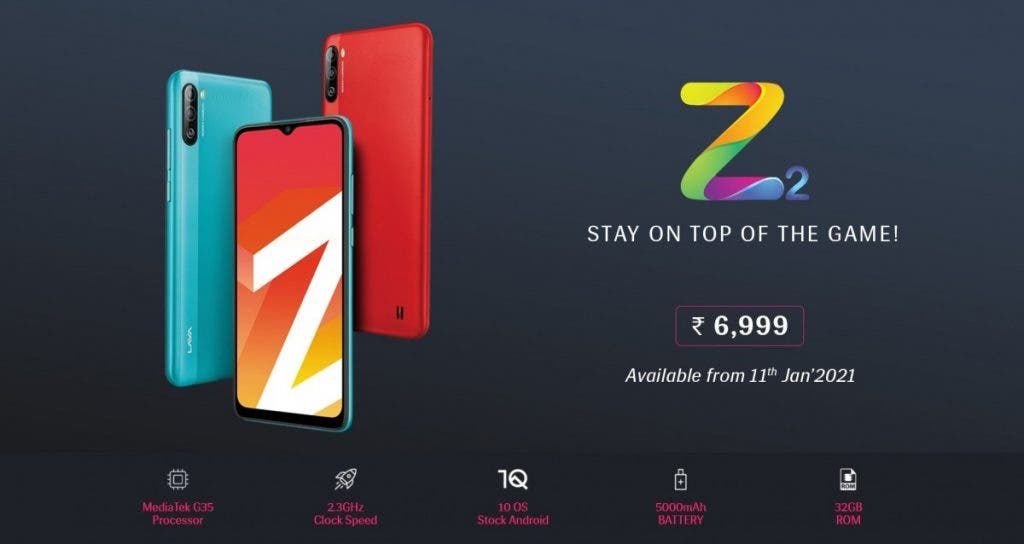 Lava unveils Lava Z1, Z2, Z4, and Z6 smartphones in India