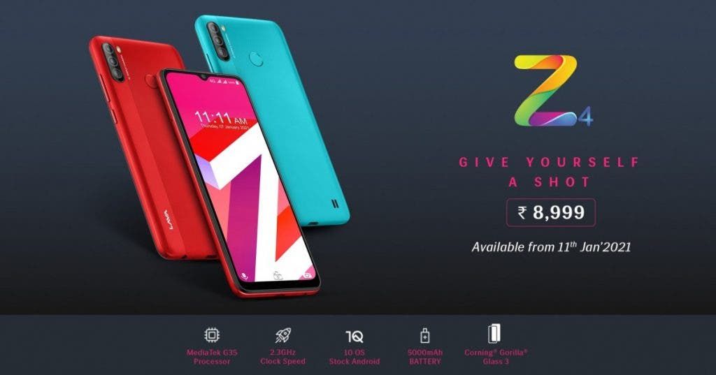 Lava unveils Lava Z1, Z2, Z4, and Z6 smartphones in India