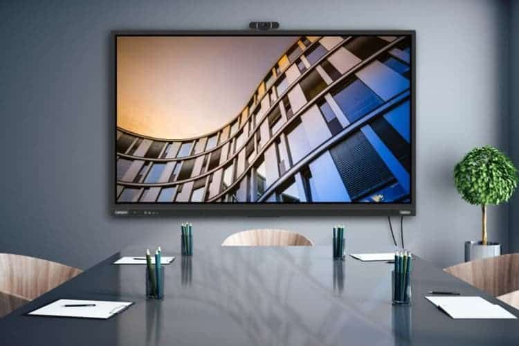 Lenovo unveils giant smart monitors for conferencing and collaboration