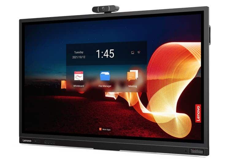 Lenovo unveils giant smart monitors for conferencing and collaboration