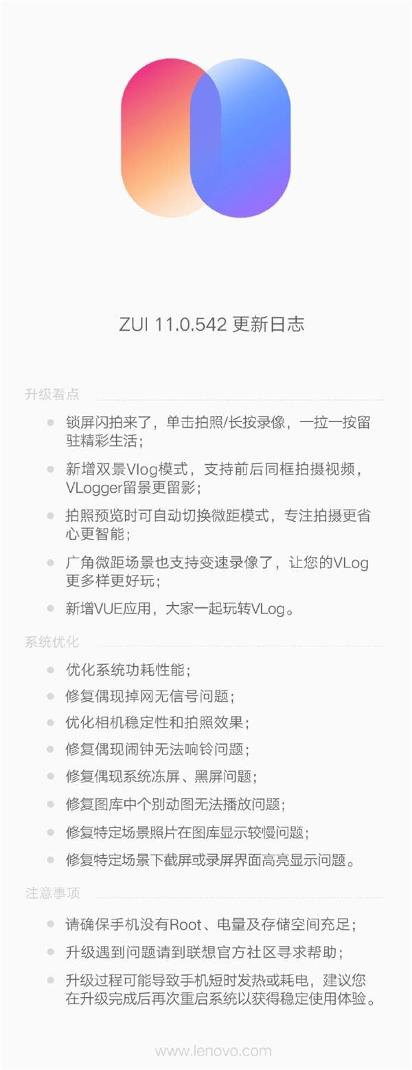 Lenovo Z6 Pro ushers in the third OTA update
