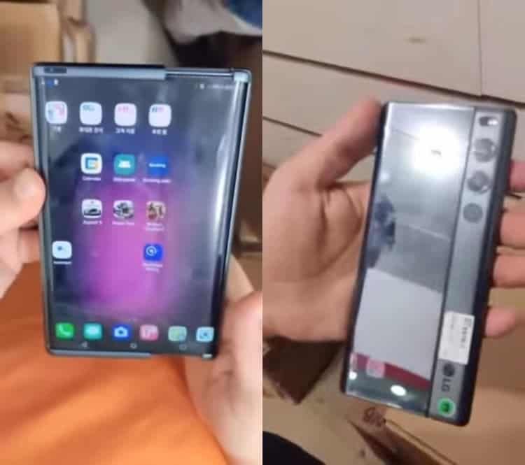 Here's the first hands-on video of the LG smartphone with a rollable display