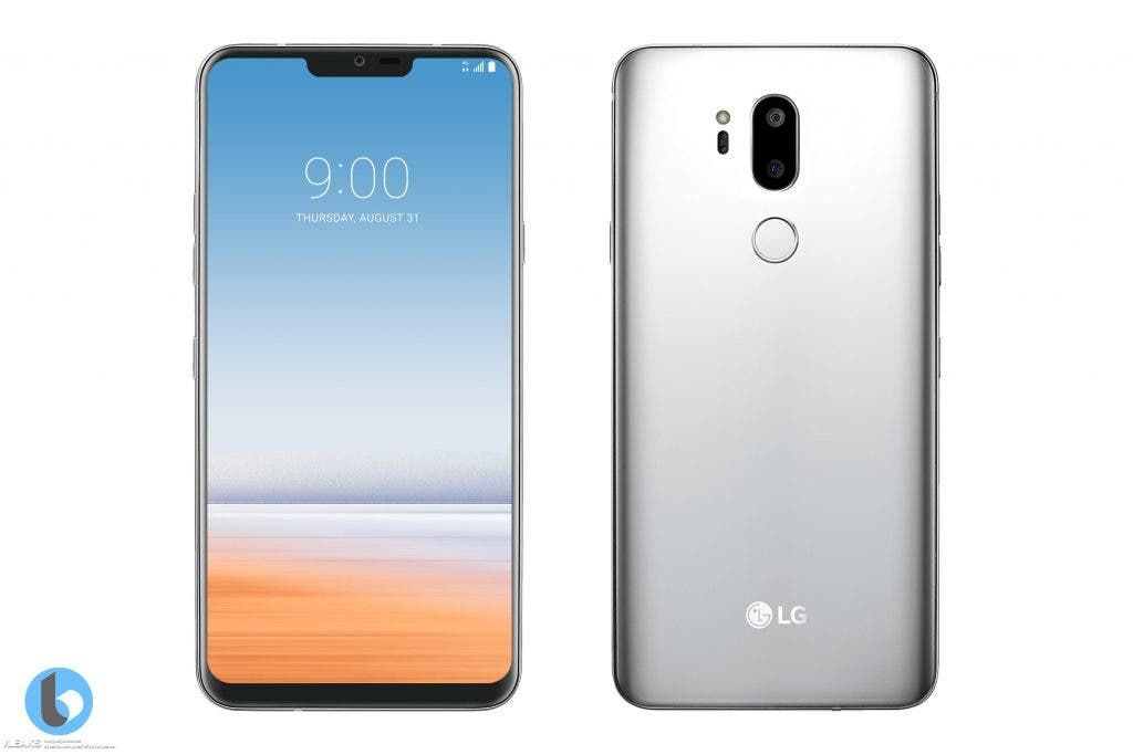 LG G7 Renders Hint at an iPhone X Like Design