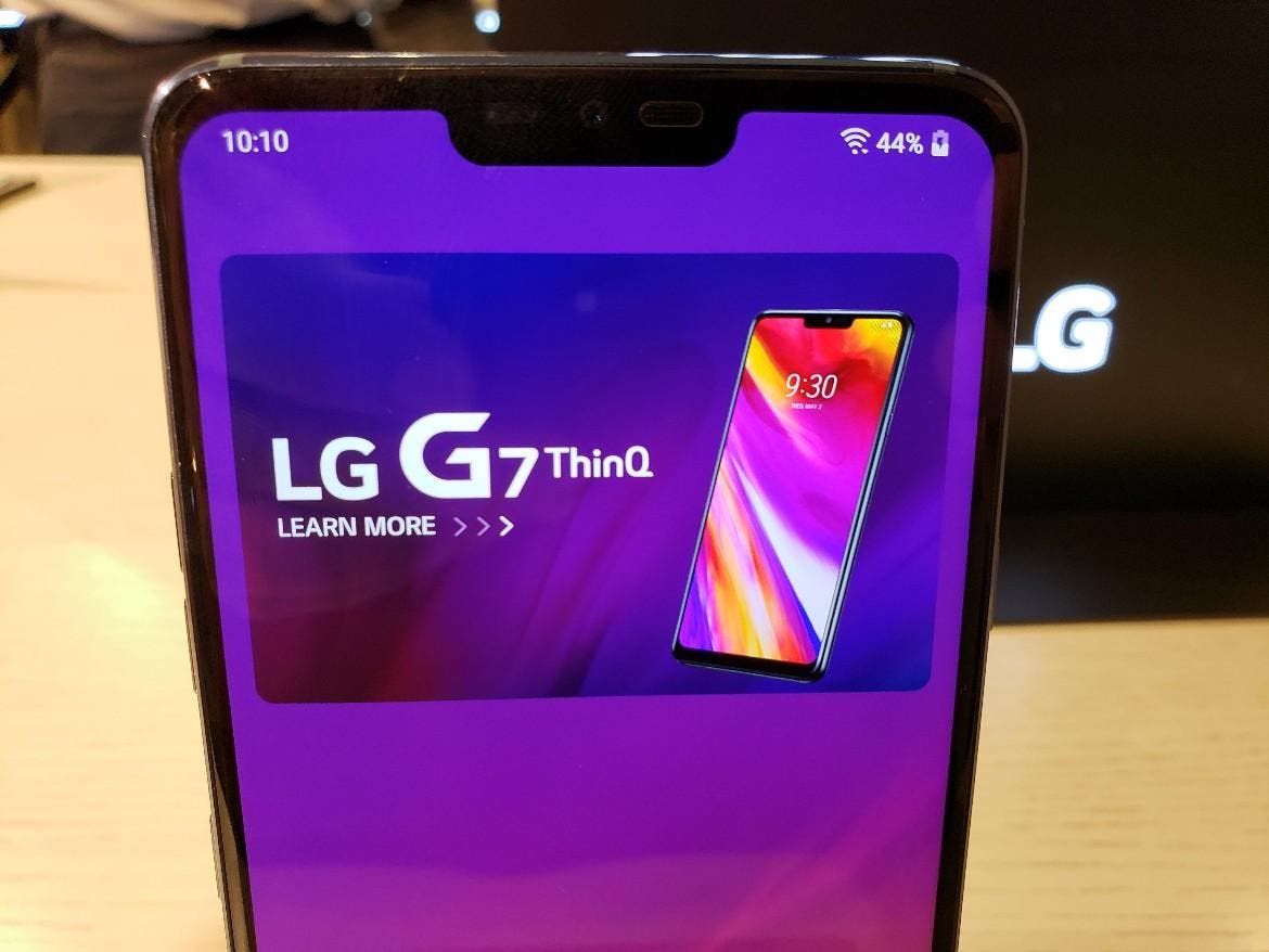 LG G7 ThinQ's Top Notch Wasn't Copied from Apple - LG Mobile's President Says