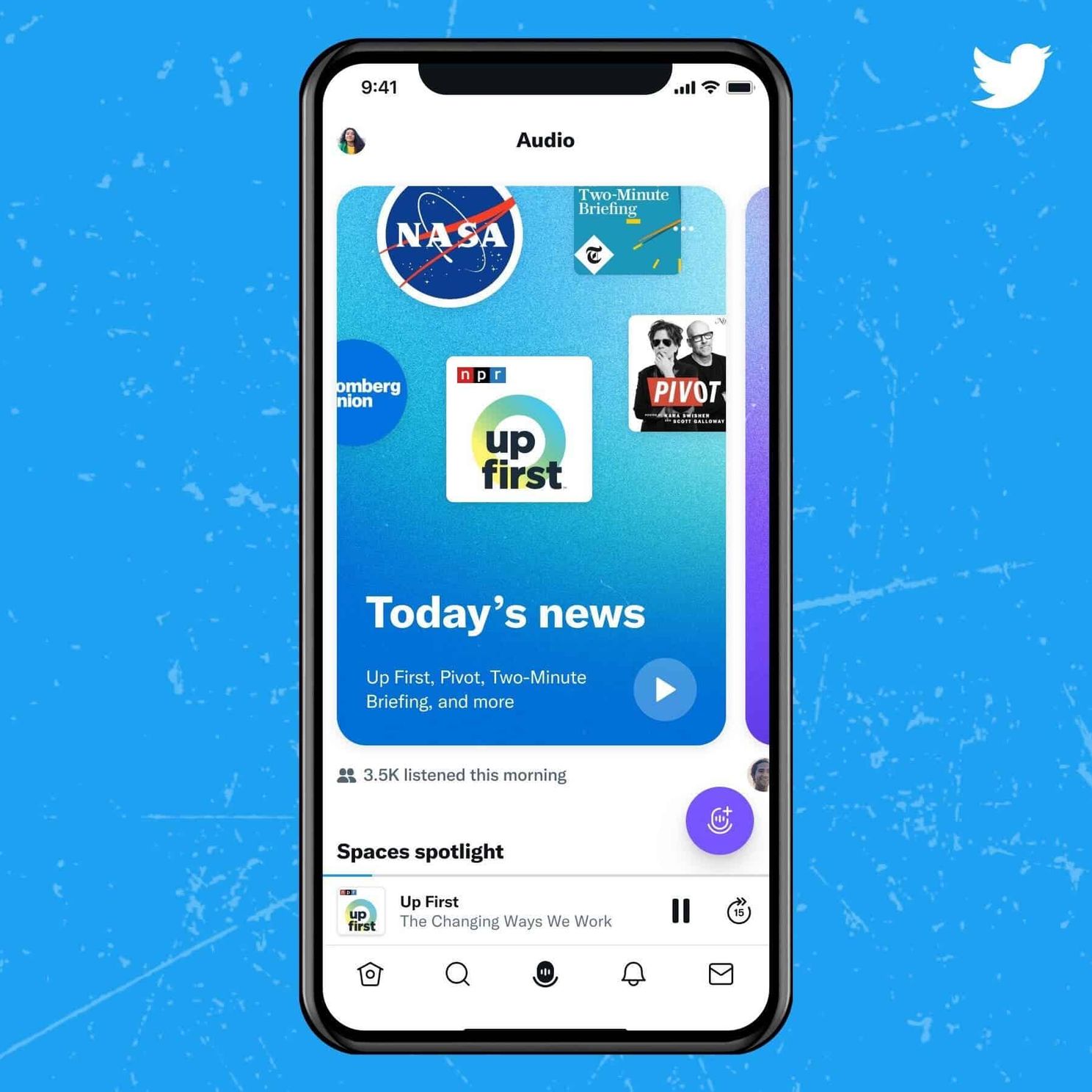 Podcasts are now available to Twitter users