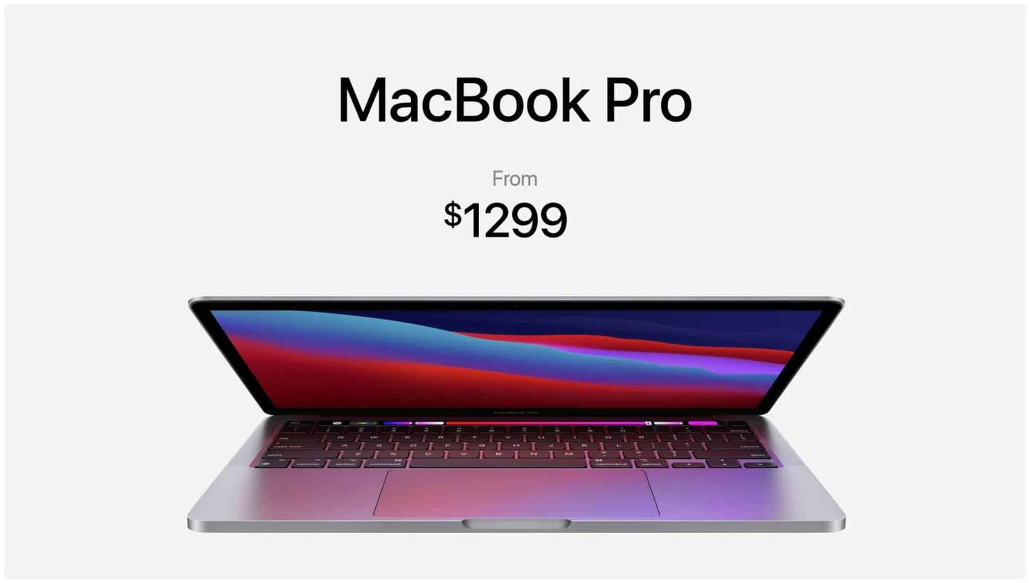 Apple MacBook Pro with the new M1 chip is official