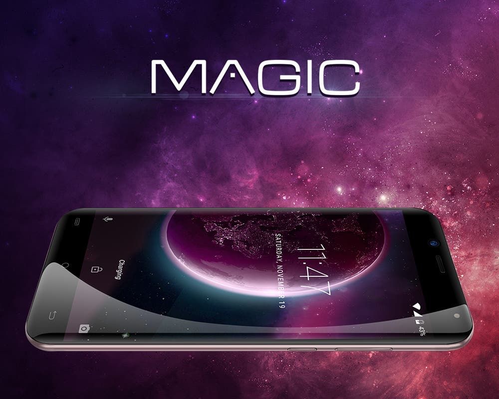 Cubot Magic – Eight curved design, crystal clear, pebble-like smooth feel