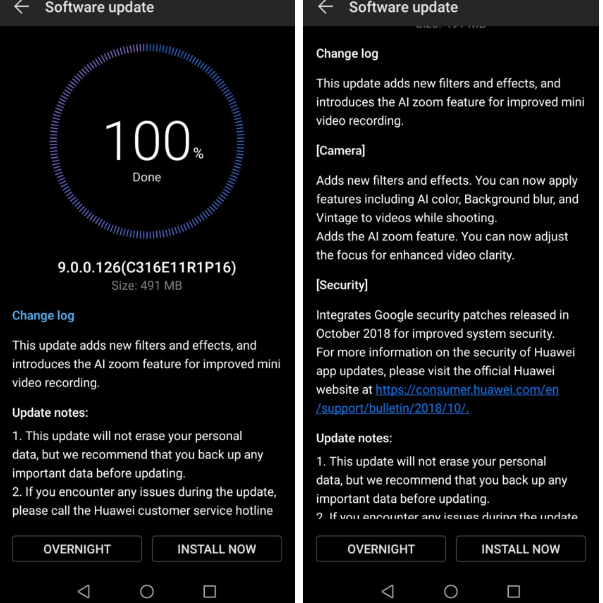 Huawei mate 20 Pro already getting first software update, check out what's new