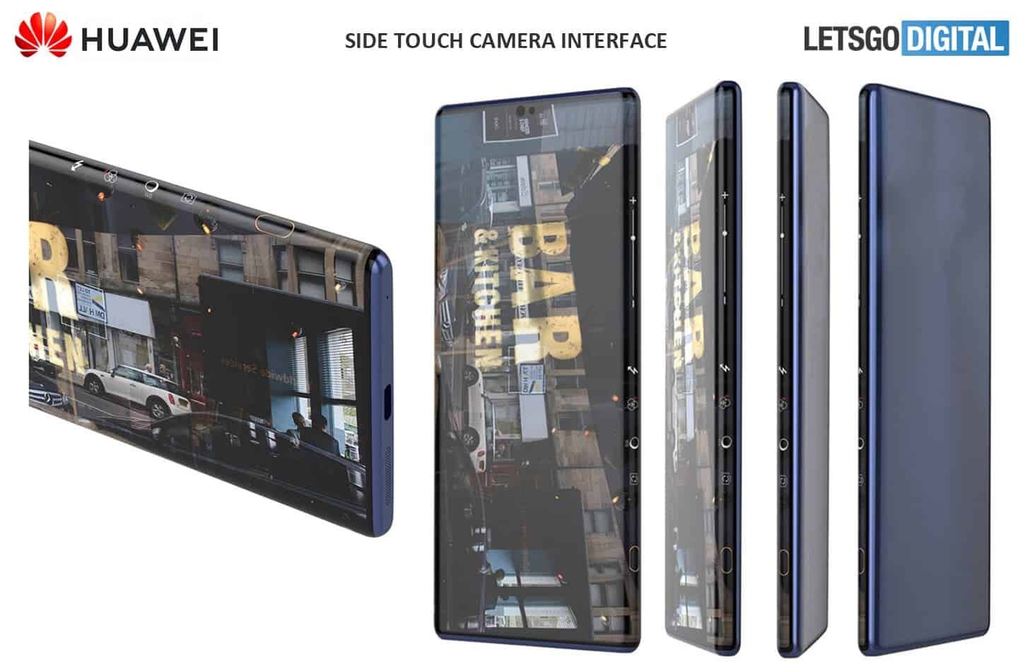 Huawei Mate 40 has a new side-touch interface for controlling the camera