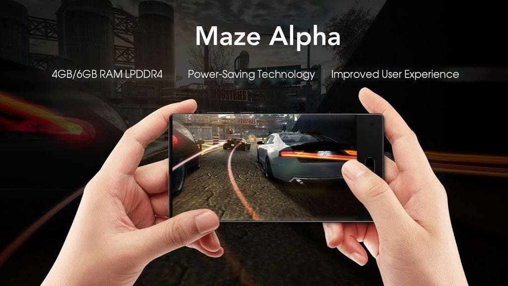 More specs of the bezel-less Maze Alpha released