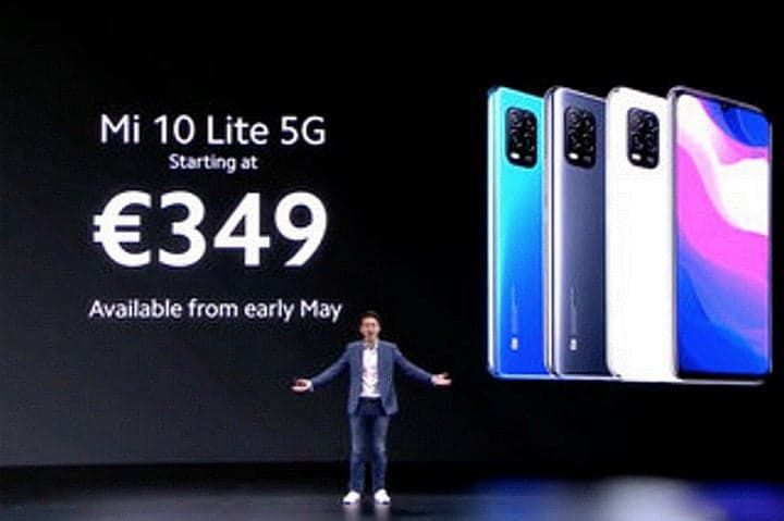 Xiaomi Mi 10 Lite announced with Snapdragon 765G (5G) for €350