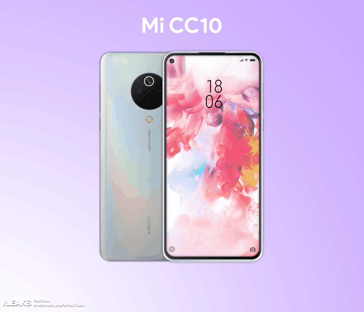 Here are the first renders of the upcoming Xiaomi Mi 10 Lite