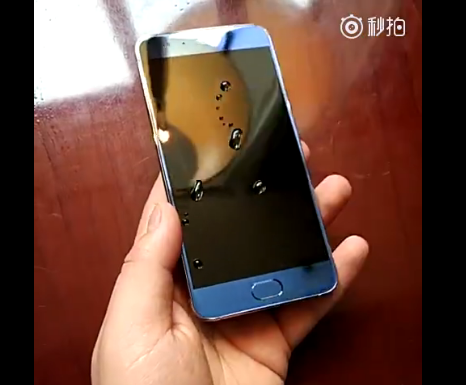 Oleophobic (anti-fingerprint) layer test on the Xiaomi Mi 6