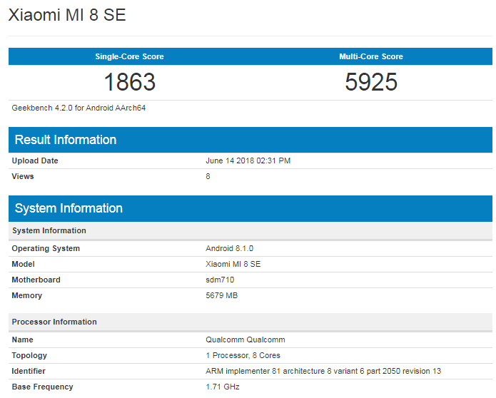 Xiaomi Mi 8 SE vs VIVO NEX A: Comparing Snapdragon 710 Phones