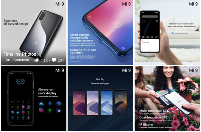 Xiaomi Mi 9 to sport a 3300mAh battery