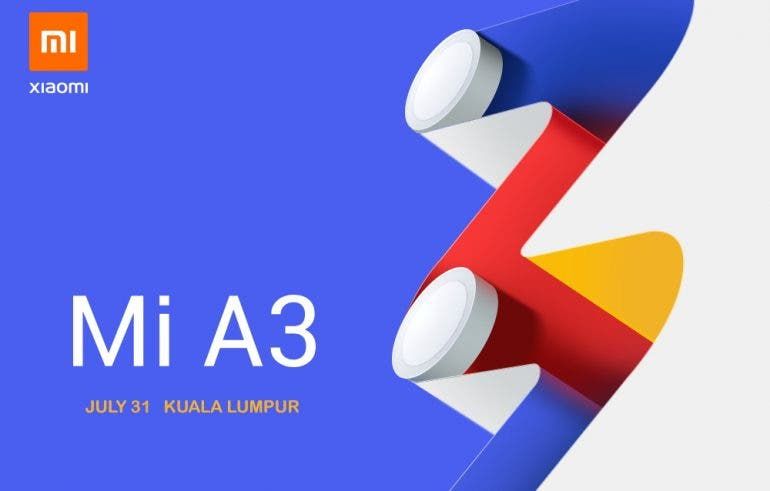 Xiaomi Mi A3 set for Malaysia debut on July 31