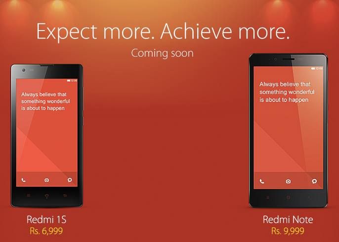 Xiaomi India updates: Mi3 at 13,999 INR, Redmi 1S at 6,999 INR & Redmi Note at 9,999 INR