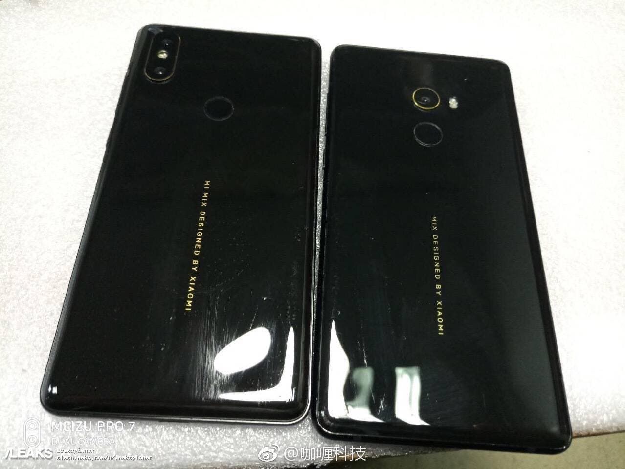 Mi Mix 2s dual camera leaks in live image, also hinted by a Xiaomi teaser