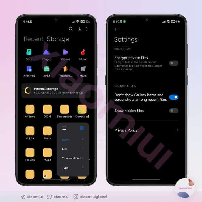 First look at the design of the upcoming Xiaomi MIUI 13