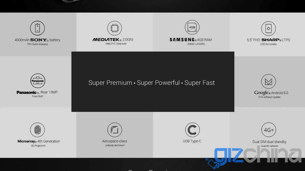 Here are the UMi Super final specs, not a Snapdragon in sight