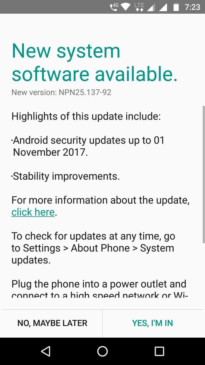 Motorola releases monthly security patch for Moto G5 Plus