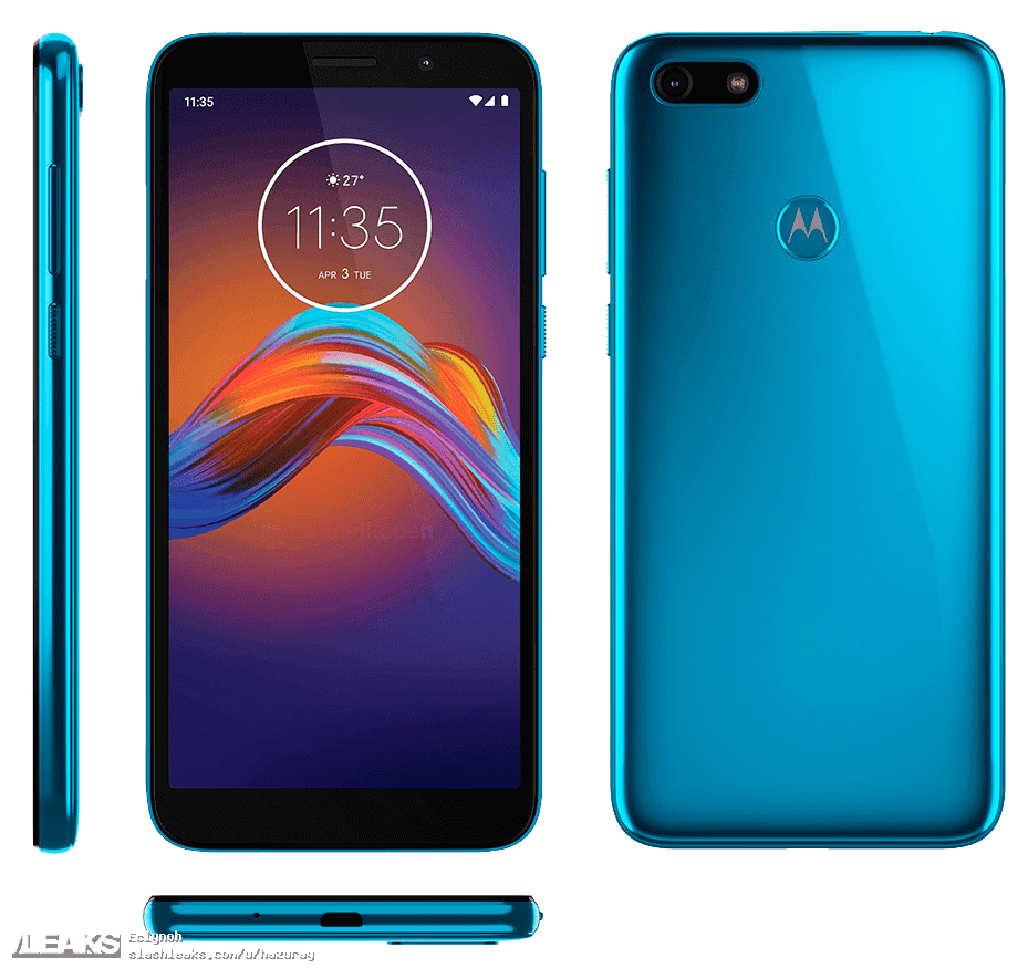 This would be the design of the Moto E6 Play, the cheapest Motorola mobile