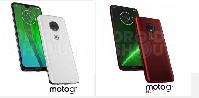 Leaked renders of Moto G7 lineup reveals two different types of notches