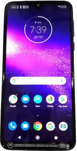 Motorola One Macro appears with a notch and MediaTek processor