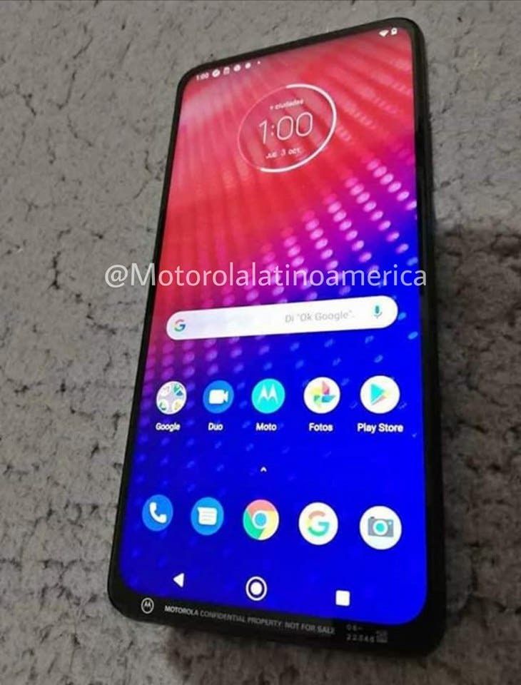 Leaked images of Motorola's first pop-up camera phone surface online
