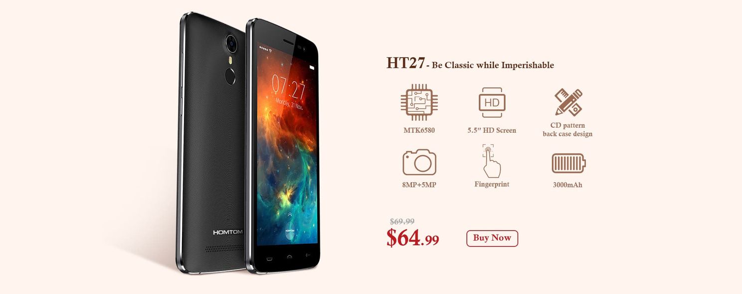 Check out the best deals on Homtom handsets over at Geekbuying