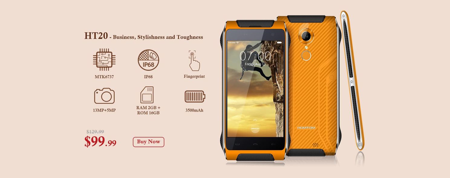 Check out the best deals on Homtom handsets over at Geekbuying