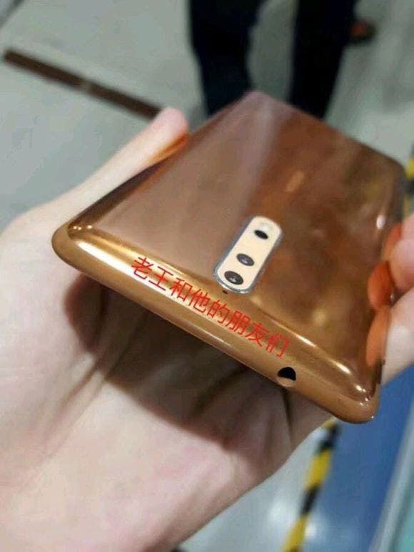 Nokia 8 real images leak, reveal its gold color