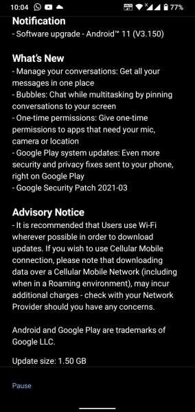 Nokia 4.2 receives Android 11 firmware update