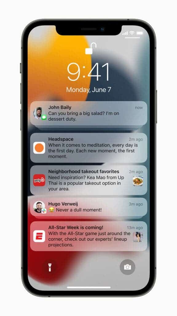 Top 10 upgrades in the iOS 15 system