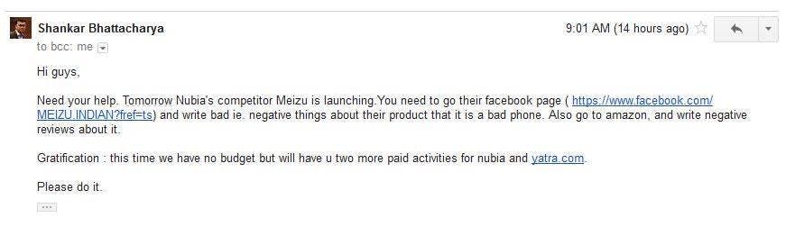 Report: Nubia playing dirty to downplay the competition
