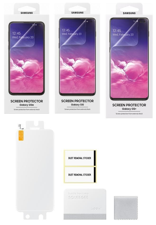 Galaxy S10 official screen protector leaks, will work without fingerprint cutout